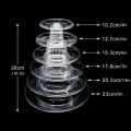 Tiered Macaron Tower Stand Cake Display Rack Cupcake Holder Dessert Stand for Baby Shower Wedding Birthday Party Decorations.