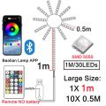 RGBIC Firework LED Strip Light Bluetooth APP Control USB 5V Neon Strip Christmas Party Decoration Music Sync Bedroom Decor Light home decoration item.