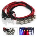 RC LED Light Kit Headlamps 2/4/6/8 Lights RC LED Night Headlamps Headlights Taillight for RC Car Model Truck Crawler Drift Car.