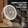 USB Rechargeable Table Fan Clip-on Type Portable Mini Desk Fan 360 Degree Rotation Adjustable Clip-on Fan For Student Dormitory. 