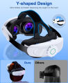 BEBONCOOL 8000mAh MV1001 Head Strap For Meta Quest 3S/Quest 3/Quest 2 Battery Head Strap Compatible for Oculus Head Strap. 