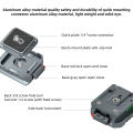 LEAPLIGHT All-Metal Arca Quick Release Plate Camera Quick Mount for Dji Zhiyun Stabilizer Tripod Head Slide Rail QR Mount.