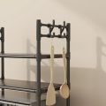 Kitchen Storage Rack Multi-Layer Microwave Rack Simple Standing Countertop Condiment Oven Organizer Shelf Kitchen Accessories. 