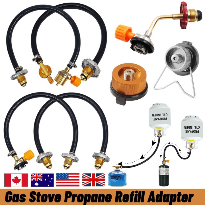 Gas Refill Adapter Filling Butane Canister Outdoor Camping Stove Gas Cylinder Burner Accessories Mini Inflation Valve I.1066887311