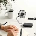For Power Bank Notebook Computer USB Fan Mini Air Cooler Fan Summer Camping Office Table Fan Ventilador Portable Cooling Fan.