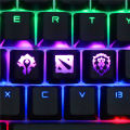 CS GO Gaming Keycaps Custom ABS Backlit Keycap For World Of Warcraft DOTA Gaming Key Caps For Mechanical Keyboard Key Cap. 