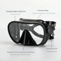 Scuba Diving Snorkeling Frameless Mask Perfect Seal Silicone Skirt Panoramic View Tempered Glass Swim Goggles Suitable for Adult. 