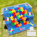 YOMDID 2pcs Puzzle Design Quilting Template DIY Sewing Template For Quilt, Pillowcase, Blanket, and Bag Patchwork Design. 