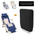 New Folding Reclining Chair Cover Waterproof Anti-UV Sun Lounger Cover Dustproof Garden Reclining Chairs Covers with Storage Bag. 