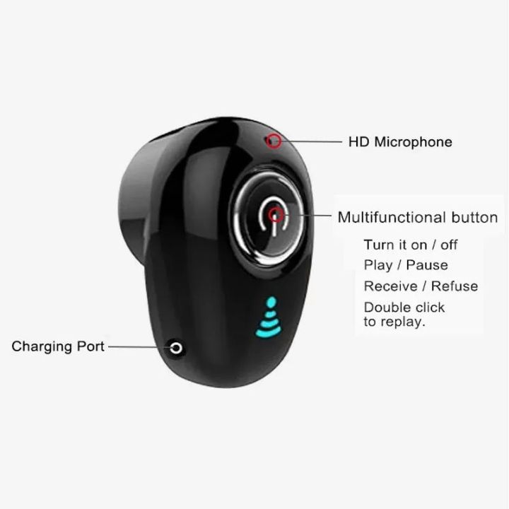 single ear Bluetooth earphone
