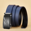 Belt for men Blue Striped Belt Automatic Buckle Belts Fashion Jeans Belt Designer Belts Genuine Leather Belt. 