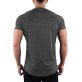 Cotton Gym T-shirt Men Summer Fitness Clothing O-Neck Short Sleeve T shirt Slim Fit Tshirt Bodybuilding Workout Tees Tops.