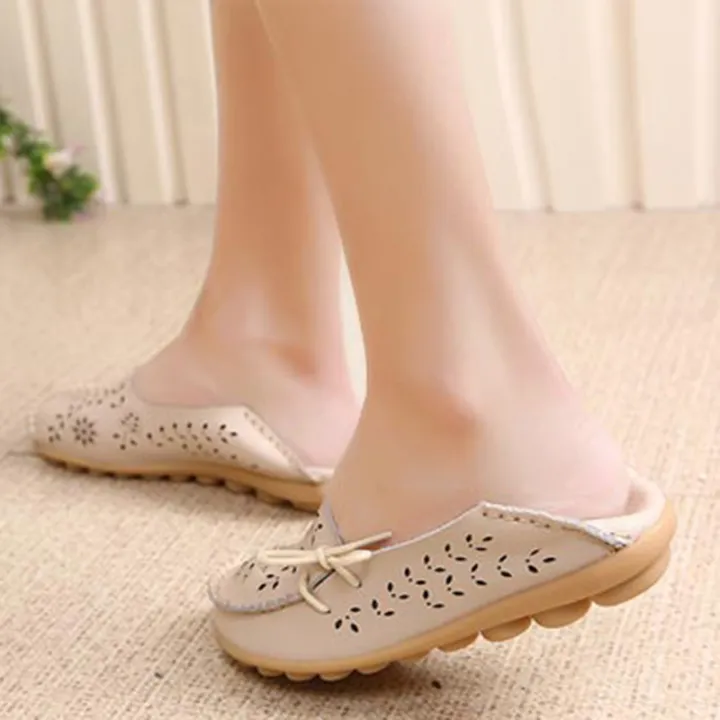 New%20Moccasins%20Women%20Flats%20Autumn%20sneakers%20Women%20Loafers%20Genuine%20Leather%20Female%20Shoes%20Slip%20On%20Ballet%20Bowtie%20Women%20Shoes%20Big%20Size%20-%20Image%203