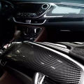 Premium Black Silver 2D Gloss Carbon Fiber Vinyl Wrap Roll Self Adhesive Decal Automotive Car Wrapping Foil with Air Free Bubble. 