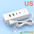 4 Ports USB Fast Charging Charger Type C Wall Charger For iPhone Samsung Xiaomi Huawei Phone Charger EU/US/UK Plug Power Adapter. 