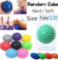 Exercise Balls Spike Massage Ball Soft/Hard One Piece Orthopedic Training Portable Physiotherapy Ball. 