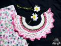 Crochet baby neck.  kushikata design throat dress for girls. neck for baby girls.. 