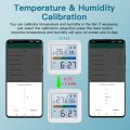Tuya New WiFi Temperature Humidity Sensor Smart Life Backlight Hygrometer Thermometer Sensor Support Alexa Home Assistant.