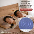 Mini Wireless Bluetooth Speaker Under Pillow Sleep Sound Machine White Noise Dynamic Audio Rechargeable Portable for Travel. 