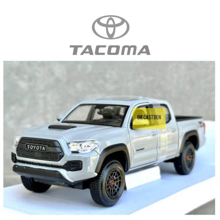 Toyota Tacoma Grey 1:27 Scale Diecast Model Truck - Maisto