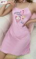 Tank Top Long For Woman - Premium Quality 100% Cotton Rubber Paint. 