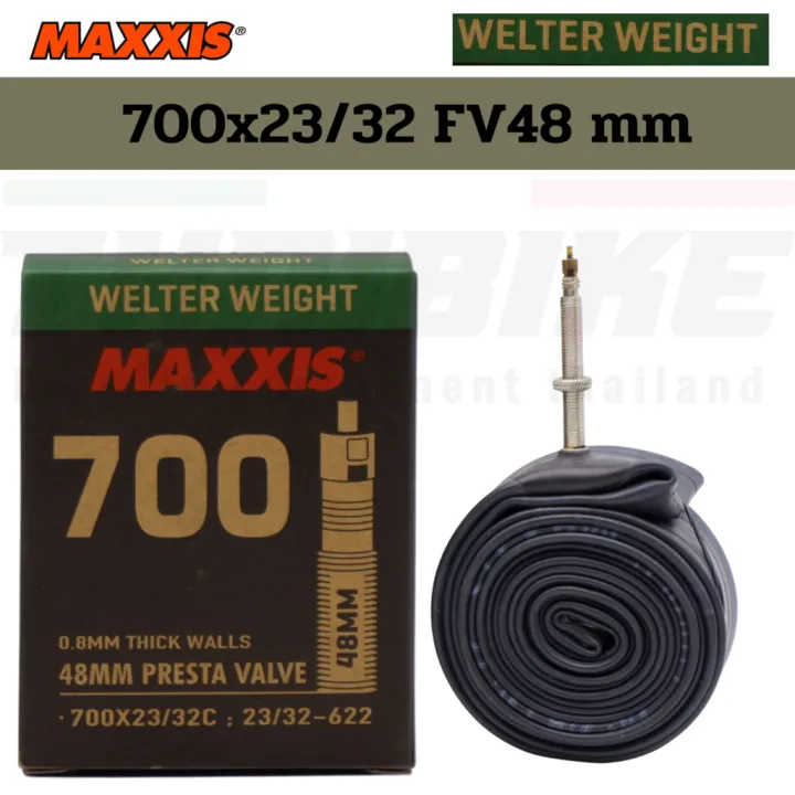 Maxxis%20welter%20weight%20700x23-32c%20fv48/60/80%20small%20kiss%20700x3%203/50C%20FV%2048%20mm%20-%20Image%203
