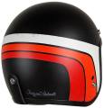 Motorcycle Helmet - Origine Classic Matt Black - Vintage Helmet. 