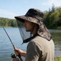 Mosquito Hat with Hidden Net Mesh Repellent Insect Bee Protection Fishing Hat Men Women Outdoor Camping Sunscreen Fishing Cap.