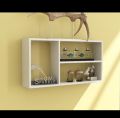Engineered Wood Rectangle Shelf | Wall Mounted Wooden Kitchen Shelves | Rectangle Wall Shelve for Living Room, Bedroom & Wall Floating Bookshelf. 