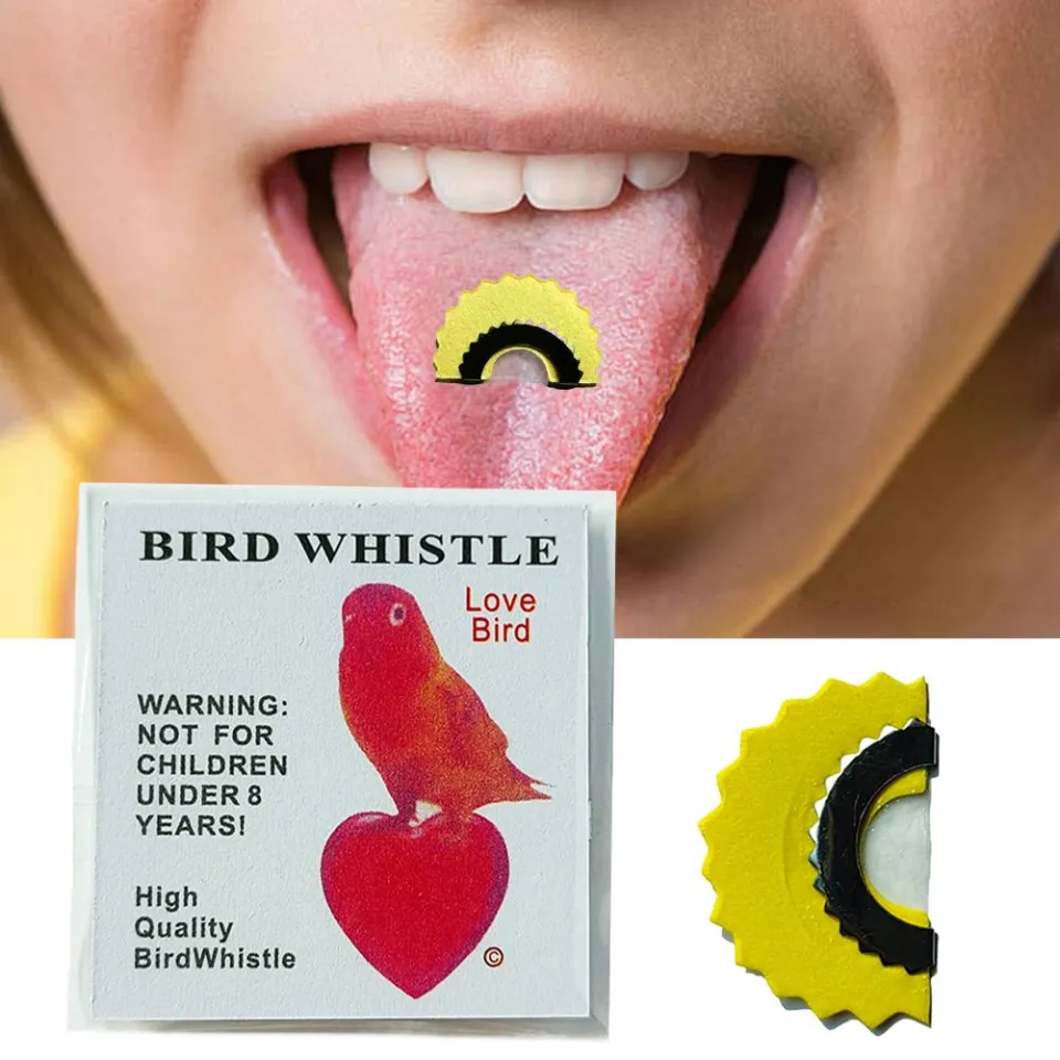 Magic Fun Bird Caller Inside Mouth Hiden Bird Whistle Tongue