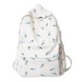 Fresh Women Floral Large Capacity Backpacks Schoolbag For Kawaii Girls Student Waterproof Backpack Cute Teenager Travel Book Bag. 