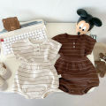 Summer Baby Girls Clothes Set Stripe Boys Infant Clothing Set Top PP Shorts Suit 2PCS Outfits Toddler Baby's Leisure Sports Set. 