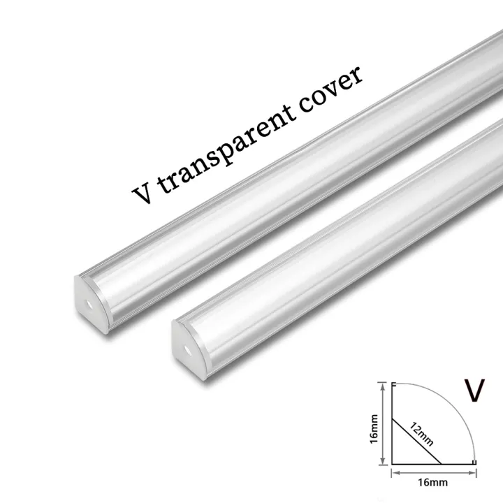 LED%2050cm%20Aluminium%20Channel%20for%20Led%20Strip%20V/U%20Shape%20Aluminum%20Profile%20with%20Diffuser%20Milky%20PC%20Cover,LED%20Bar%20Strips%20Light%20Holder%20-%20Image%202