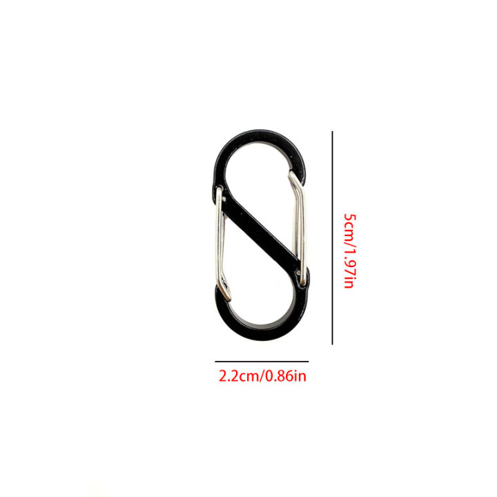 6/12%20Pack%20S-Shaped%20Hook%20Set%20for%20Bags,%20Double-Sided%20Aluminum%20Alloy%20Figure-Eight%20Buckle%20Bag%20Hook%20Accessories,%20Outdoor%20Multifunctional%20Backpack%20Hook,%20Suitable%20for%20Outdoor%20Camping,%20Hiking,%20Mountaineering,%20Water%20Bottle%20and%20Key%20Hanger%20-%20Image%202
