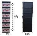 Drawer Set 6 in 1 Classic Type baby drawer wardrobe cupboard storage. 