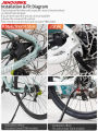 JSHOUBIKE New generation Adjustable Bicycle Kickstand Aluminium Alloy for GIANT ATX XTC MARIN TREK 18/20/22/24/26/27.5/29 Inch. 