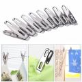 Stainless Steel Cloth Drying Clip-Silver 20 Piece Set - Hanger - cloth hanger.