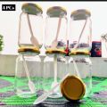 500ml Glass Jar with Metal Lid, 6Pcs Pack. 