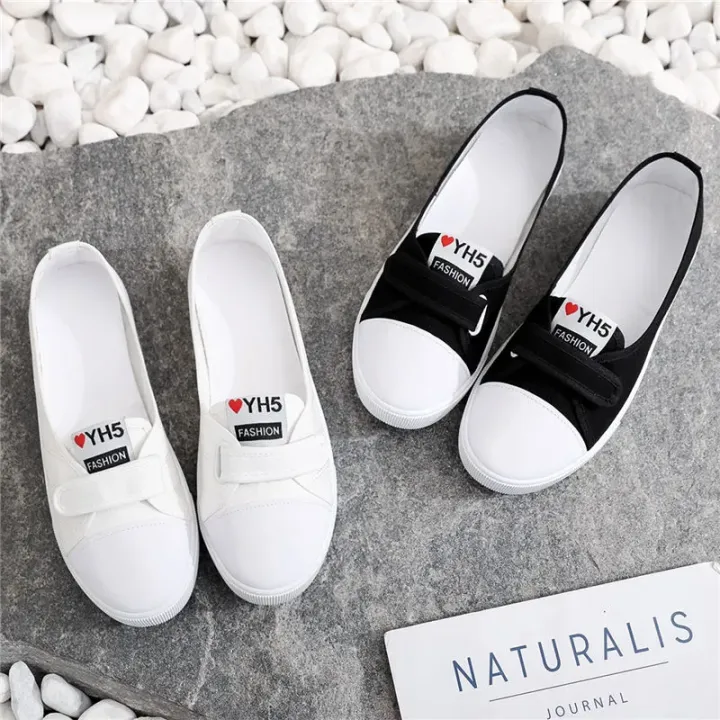 women%20cute%20sweet%20round%20toe%20comfort%20anti%20skid%20student%20school%20shoes%20lady%20casual%20black%20spring%20flats%20fashion%20white%20cool%20shoes%20b552%20-%20Image%206
