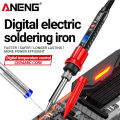 ANENG SL106 Electric Soldering Irons Adjustable Temperature Welding Solder Rework Station Heat Pencil Tip Repair Tools 110V/220V. 