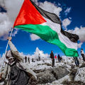 Palestinian Flag Polyester Fiber 150 x 90cm Gaza Palestine Office//Festival/Home Decoration NN079. 