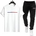 New Simple Mens T-shirt Tracksuit Printed Casual Tees Daily Sports Jogging Man Clothing Single Piece T-shirt Pants Spring Summer. 