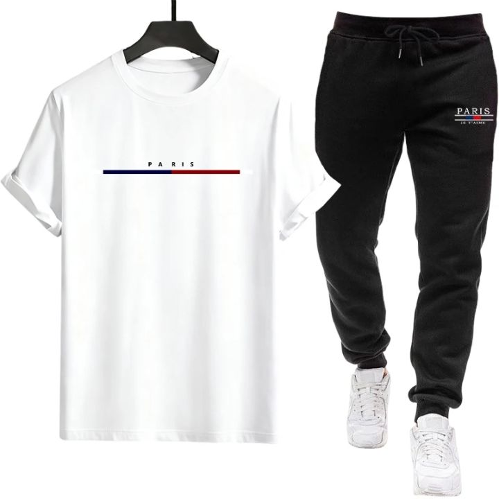 New%20Simple%20Mens%20T-shirt%20Tracksuit%20Printed%20Casual%20Tees%20Daily%20Sports%20Jogging%20Man%20Clothing%20Single%20Piece%20T-shirt%20Pants%20Spring%20Summer%20-%20Image%202
