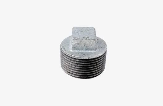 Gi plug thared 1.5" pumbing fittings gi end plug