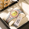 POEDAGAR Luxury Square Watch For Woman Luminous Waterproof Date Ladies Watch Elegant Women's Quartz Watches Simple Female Clock. 