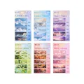 5pcs Hefengxi series magnetic bookmarks with Chinese style styles, diverse colors, calm and healing, and a sense of luxury souve. 