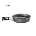 Outdoor Camping Cookware Set Aluminum Non Stick Pot Portable Outdoor Tableware Cookware Cooking Pot Bowl Hiking BBQ Picnic. 
