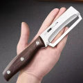 Stainless Steel Kitchen Peeler Multi-Function Kitchen-Specific Peeler for Slicing Fruit and Vegetables with Wooden/ Steel Handle.