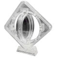 Commemorative Coin Protection Box Acrylic Coin Display Box Transparent Box 40mm Bare Coins For Rotating Bracket Storage. 