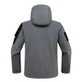 Men Lurker Shark Skin Soft Shell Jacket Waterproof Fleece Hooded Coat Hunt Clothes Outdoor New Solid Pocket Jacket Men.
